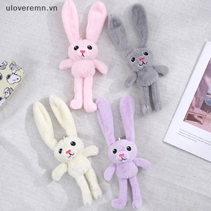 1 Móc Khóa Thỏ Nhồi Bông Đáng Yêu