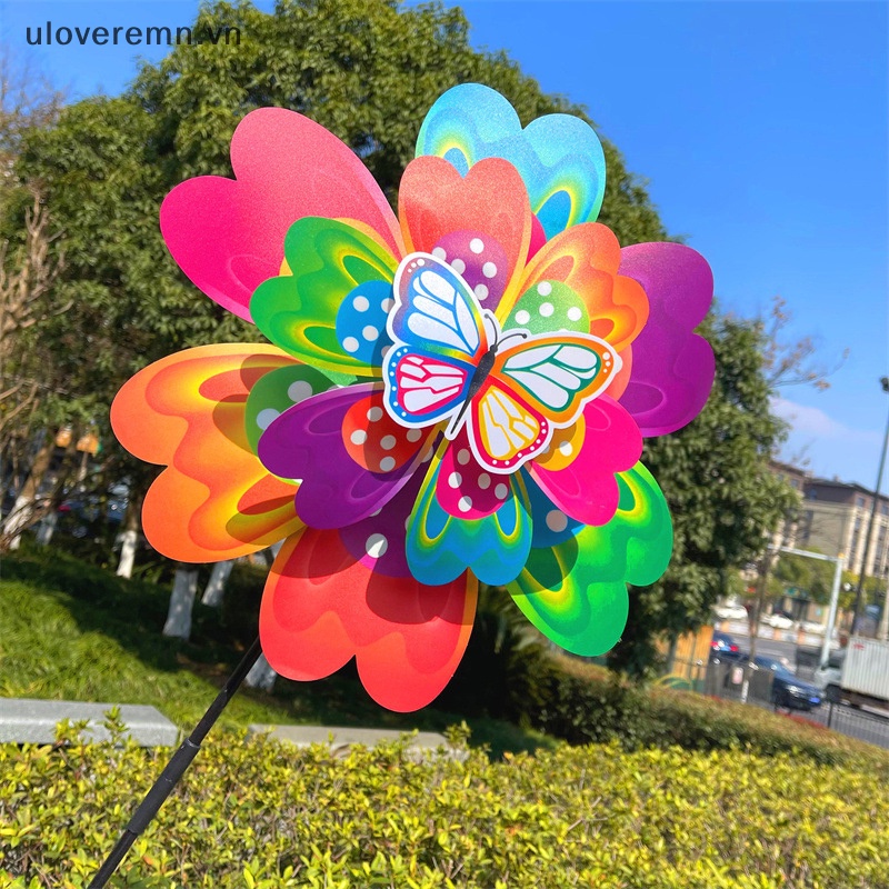 Uloveremn 1 Ghim Gài Áo Hình Hoa Hướng Dương / Bướm Đính Kim Sa Nhiều Màu Sắc