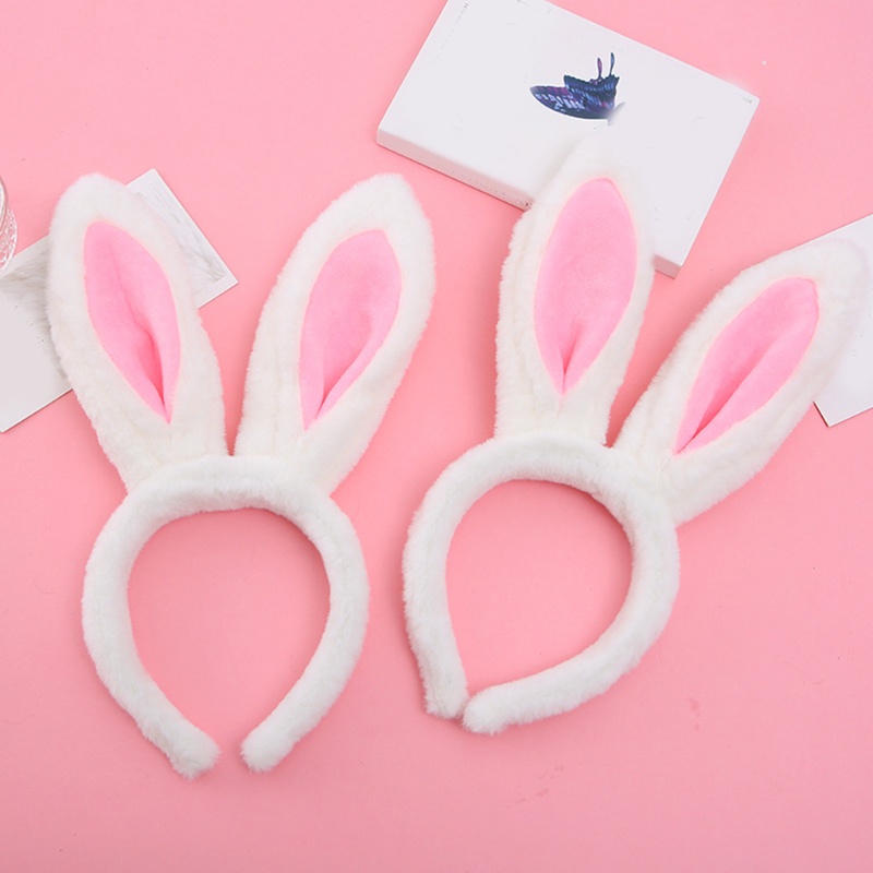 Băng Đô Tai Thỏ Phối Lông Dễ Thương