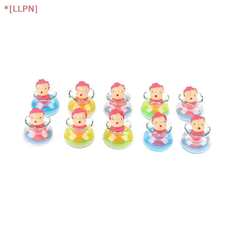 1 Mô Hình Ngựa Ponyo Dạ Quang Mini Bằng Nhựa Resin Phong Cách Hoạt Hình Dễ Thương Trang Trí Tiểu Cảnh