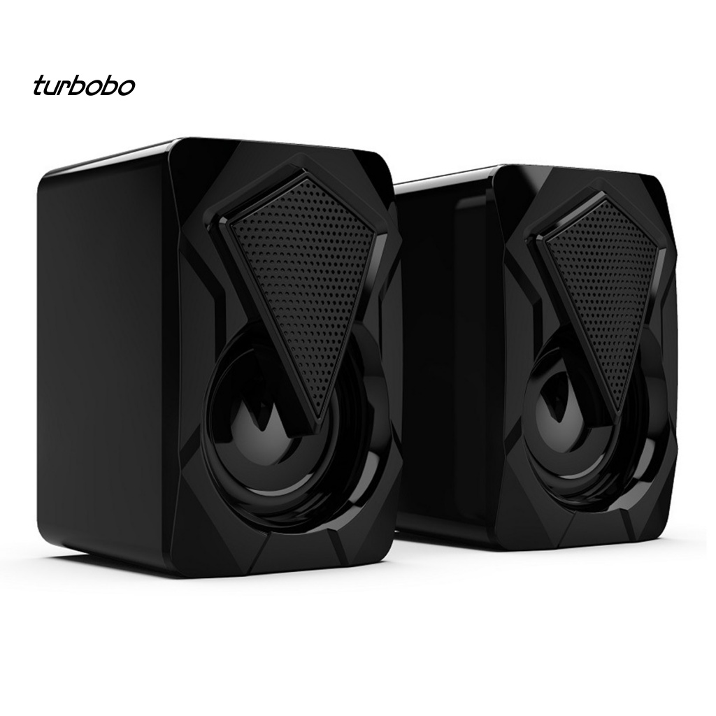 Set 2 Loa Âm Thanh Subwoofer Cổng USB Dành Cho Văn Phòng / Nhà Cửa