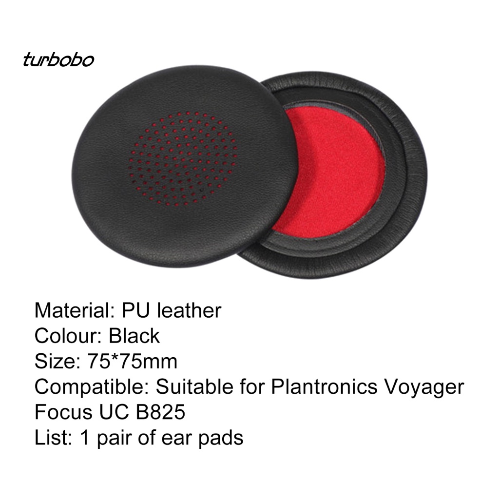 1 Cặp Đệm Tai Nghe Mềm Mại Chống Mòn Thay Thế Cho Plantronics Voyager Focus UC B825
