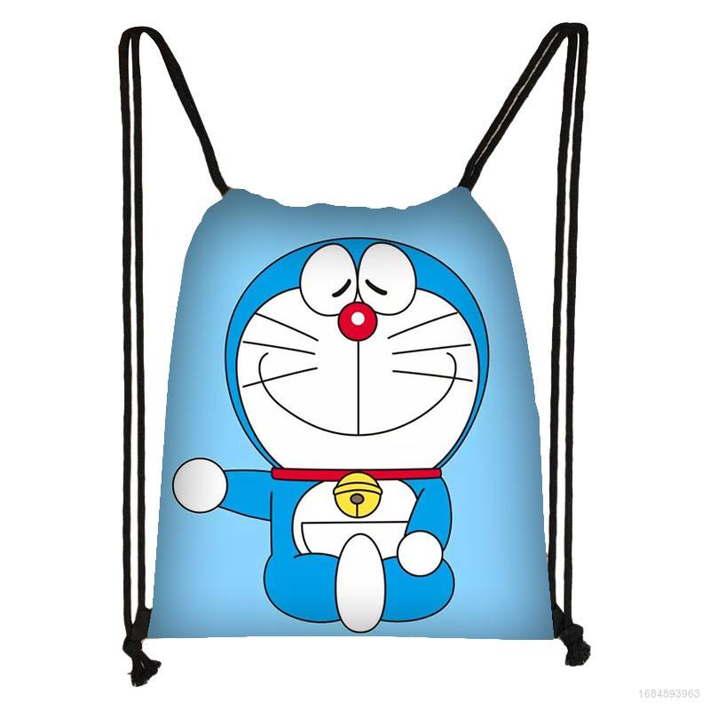 Ba Lô Dây Rút Hình Doraemon GT2 Sức Chứa Lớn Đa Năng Thời Trang Cá Tính Cho Học Sinh