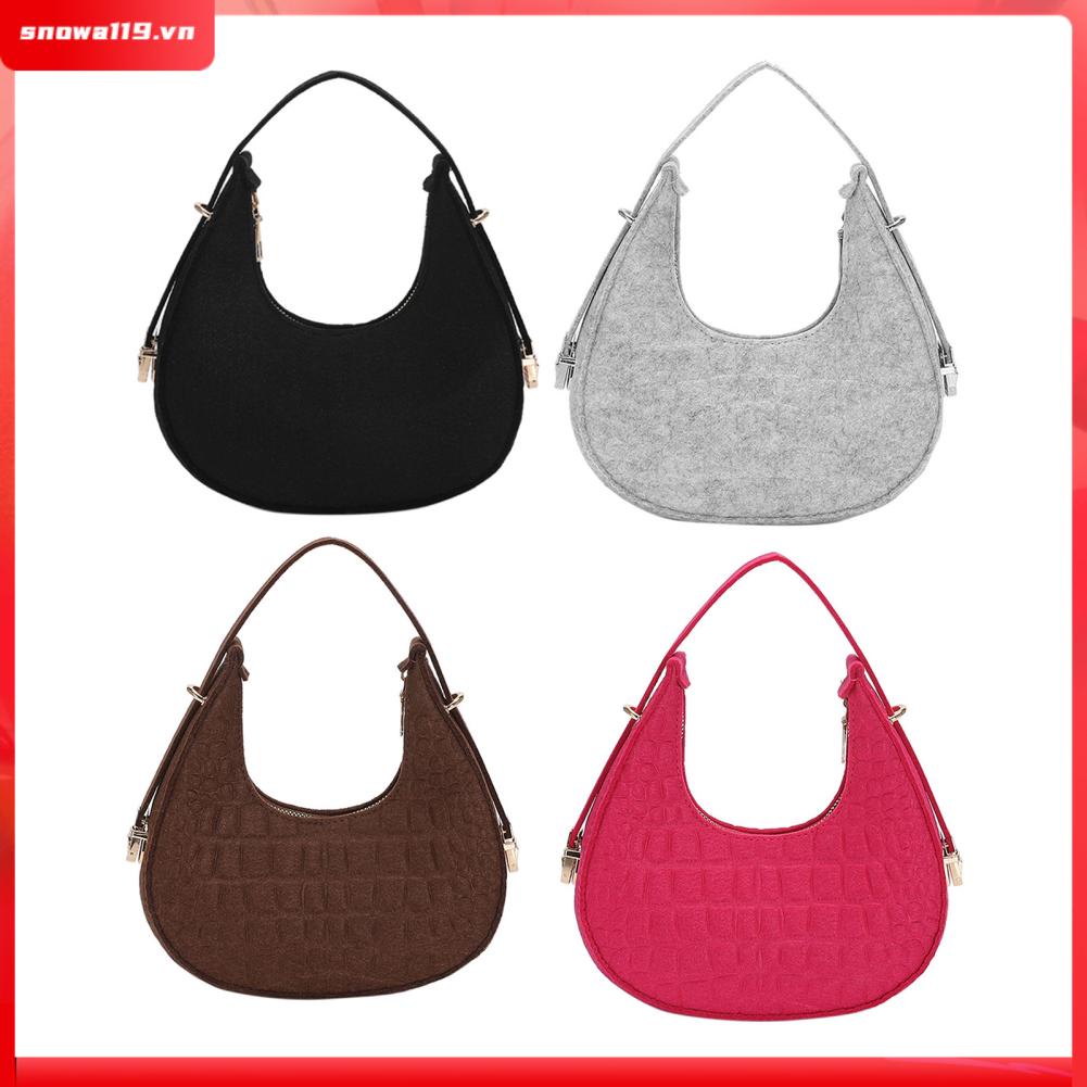 Casual Bags Túi Đeo Vai Đơn Cho Nữ Sát Nách Phong Cách Retro Thời Trang Mùa Xuân