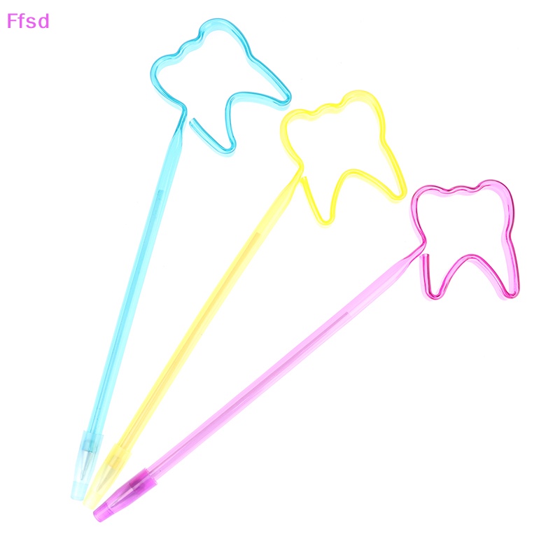 {Ffsd} Set 5 Bút Bi Hình Chiếc Răng Sáng Tạo Dễ Thương