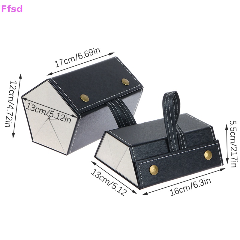 Hộp Đựng Mắt Kính Bằng Da PU Có Thể Gấp Gọn Tiện Dụng Mang Theo Du Lịch