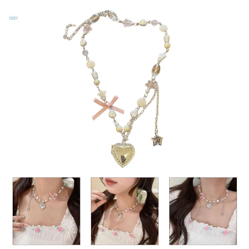 Vòng Cổ Choker Hình Trái Tim Phong Cách Punk Goth Cho Nữ