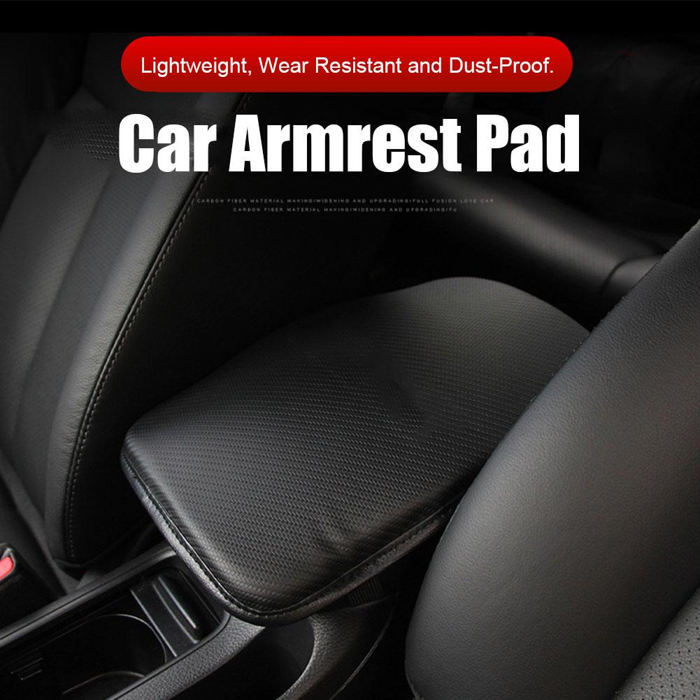 Đệm Da Sợi Carbon Lót Bệ Tỳ Tay Xe Hơi S0F4