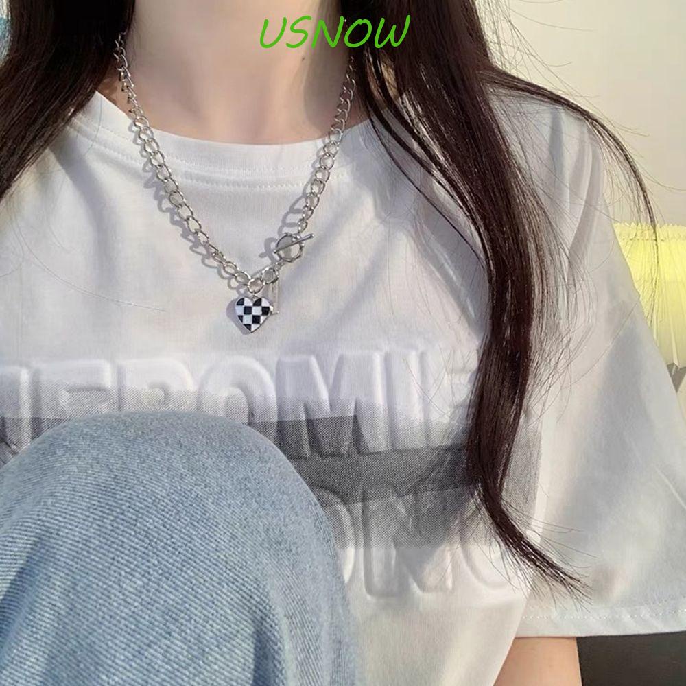 Vòng Tay Chuỗi Xích Mặt Trái Tim Đơn Giản Thời Trang Phong Cách Hàn Quốc Cho Nữ