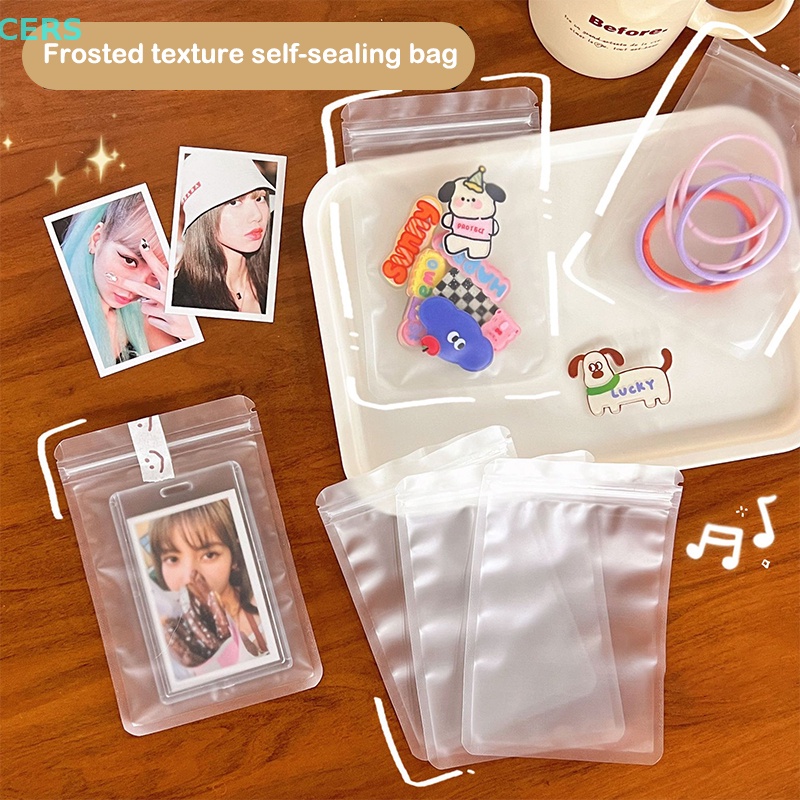 Bộ 10 Túi Đựng Thực Phẩm / Trà / Kẹo Trong Suốt Tiện Dụng