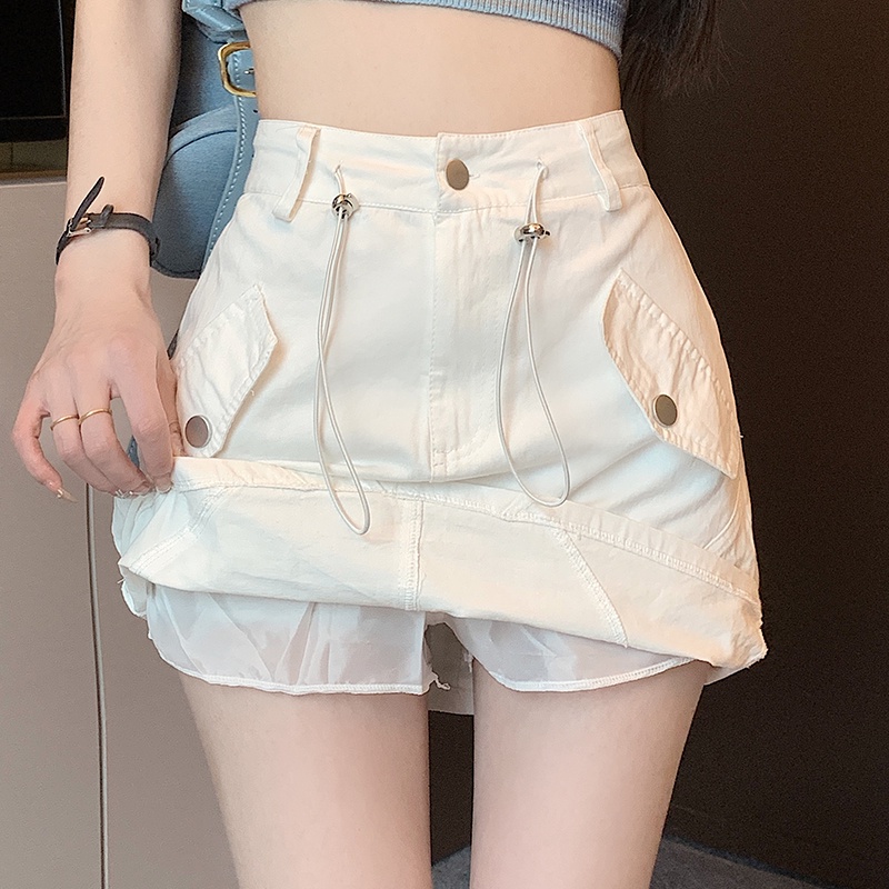 Chân váy SUXI dáng chữ A lưng cao thời trang mùa hè dành cho nữ