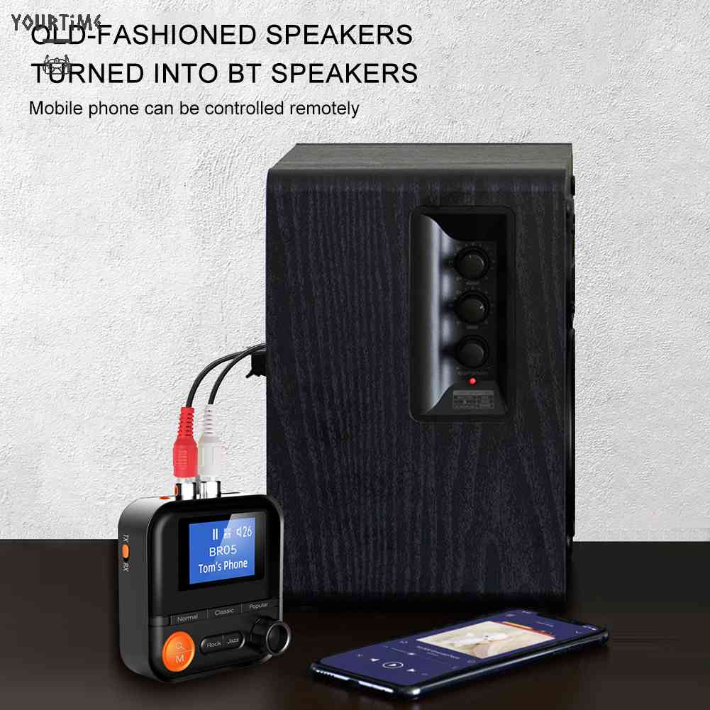 Thiết Bị Truyền Nhận Tín Hiệu Bluetooth 5.2 AUX 2RCA TF Cho TV / Máy Tính