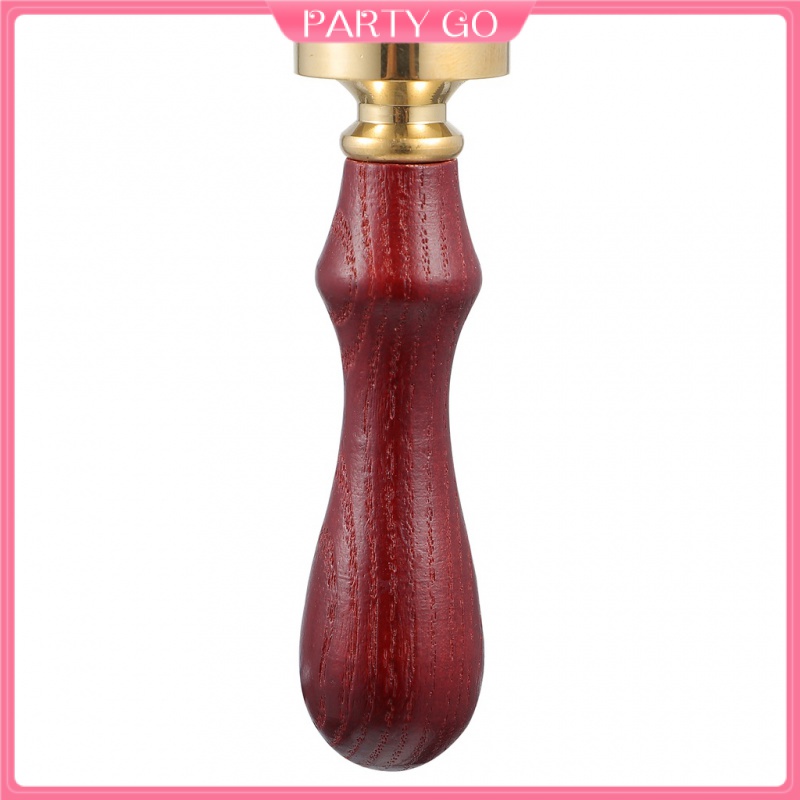 1 Con Dấu Bằng Kim Loại Tay Cầm Bằng Gỗ Phong Cách Retro Dùng Để Đóng Tem Thư / Trang Trí Thiệp
