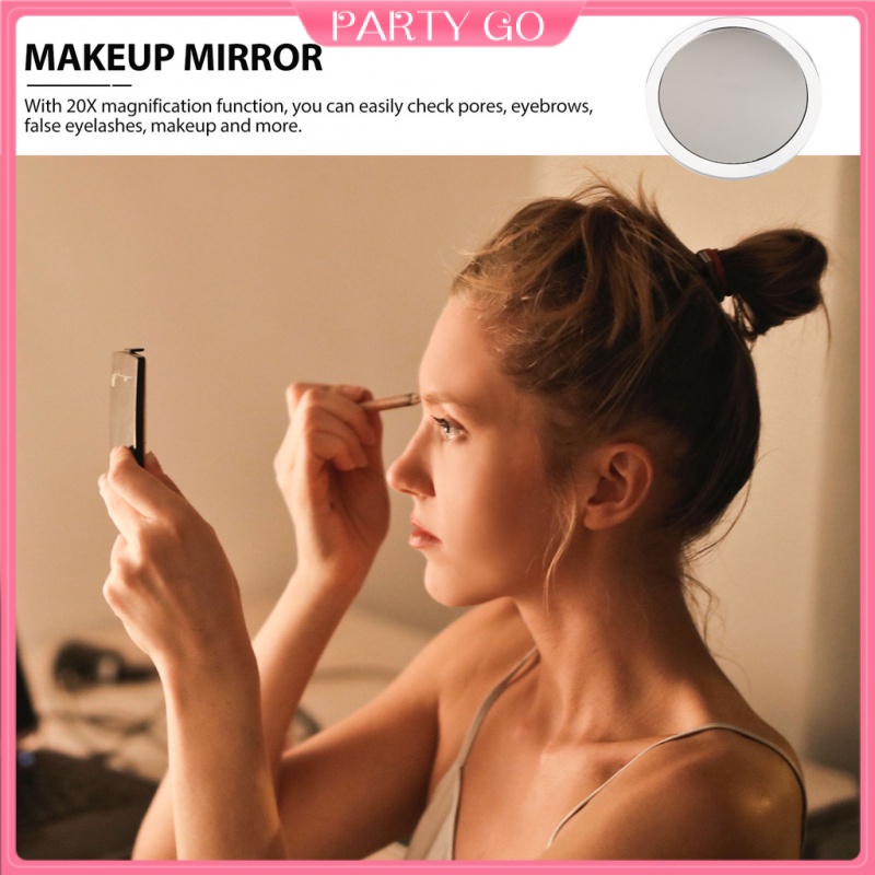 Gương Trang Điểm Một Mặt Có Giác Hút Và Đèn Dùng Đi Du Lịch Dành Cho Nữ