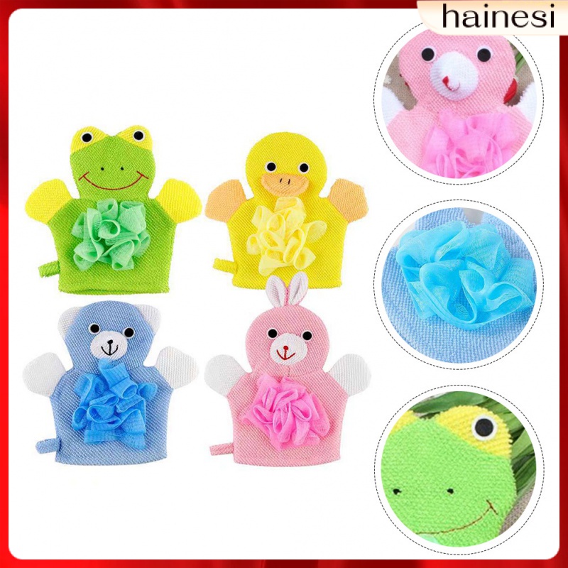 Set 4 Găng tay đi tắm Tiện Lợi Cho Bé