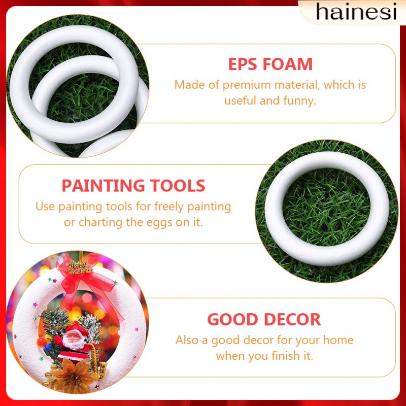 Vòng Hoa Xốp Lớn Hình Tròn Trang Trí Mô Hình Cho Bé