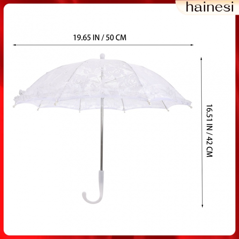 Dù Giấy Thêu Ren Trang Trí Xinh Xắn Dành Cho Bé Gái