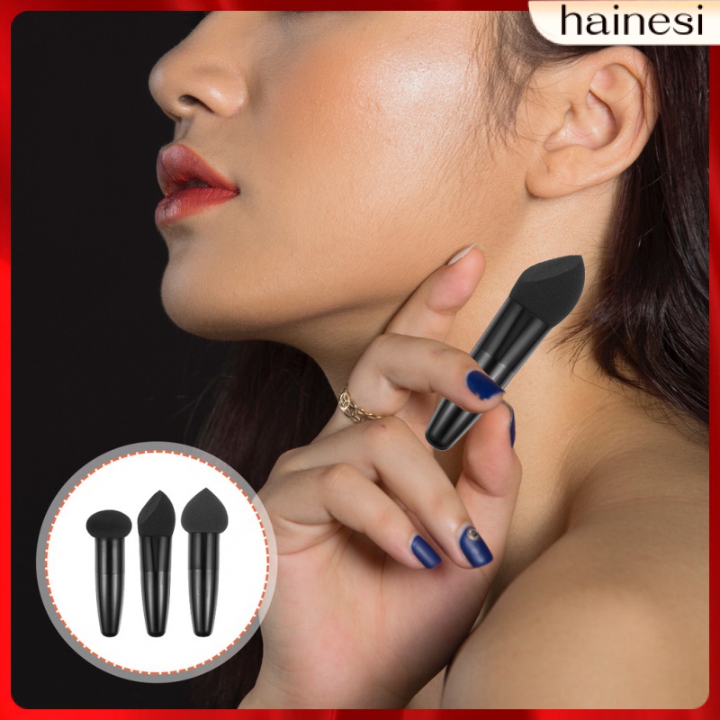 Set 3 Mút Trang Điểm Hình Trái Tim Xinh Xắn