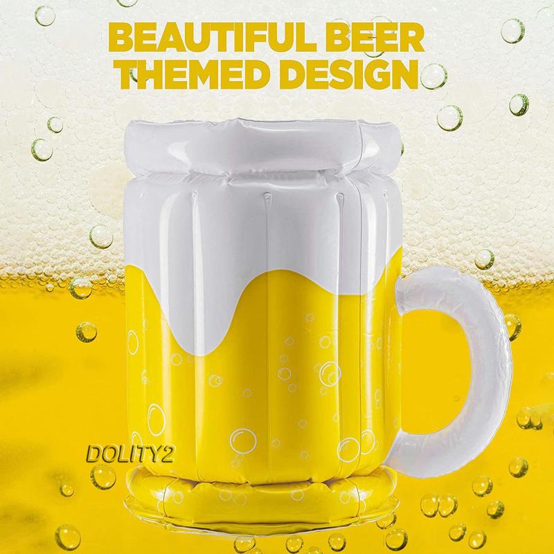 Giá Đỡ Cốc Uống Bia Bơm Hơi Phong Cách Hawaiian Tiện Dụng Cho Tiệc BBQ 2