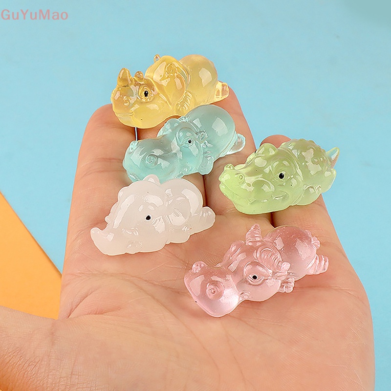 1 Đồ trang trí Động Vật Hoạt Hình Mini Phát Sáng Trang Trí Xe Hơi