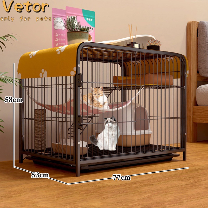 lồng chó lồng chim mèo Lồng Nuôi Mèo Siêu Lớn Tiện Lợi