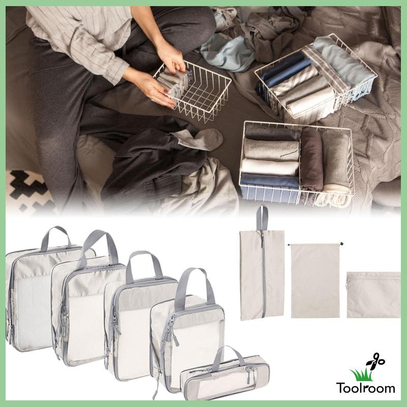 Set 8 Khối Lập Phương Thoáng Khí Cho Ba Lô Đi Làm / Kỳ Nghỉ