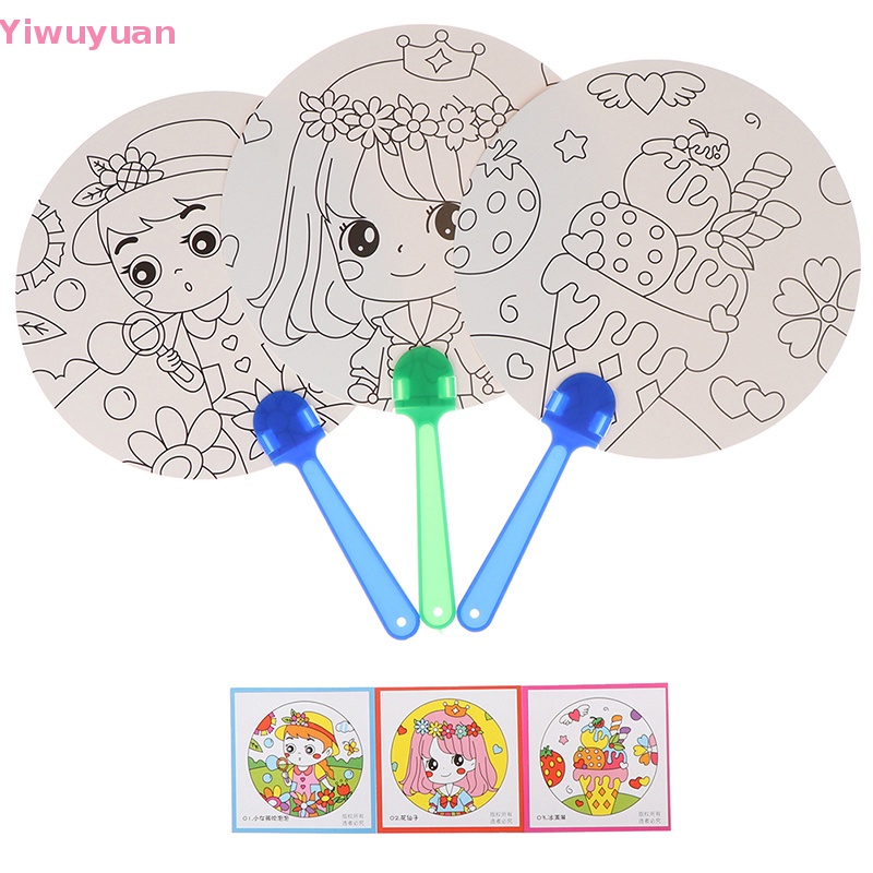 1 Chiếc Quạt Hoạt Hình Nhiều Màu Cho Bé