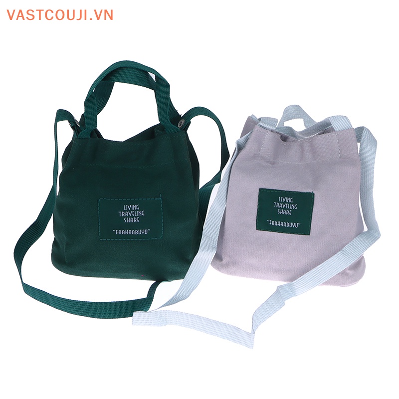 Túi Xách Canvas Cỡ Lớn In Chữ Thời Trang Cho Nữ