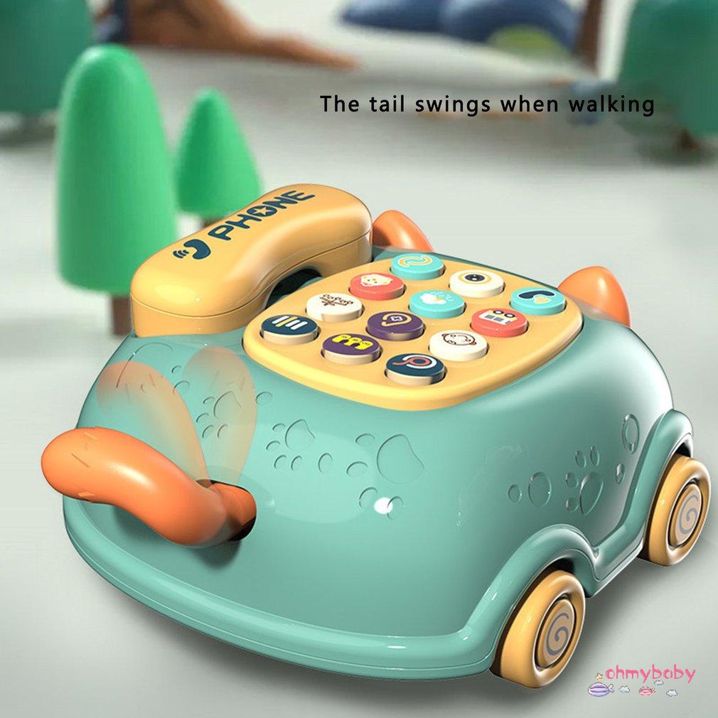 [OMB] Trẻ Em Montessori Điện Thoại Đồ Chơi Giáo Dục Sớm Âm Nhạc Truyện Máy Sơ Sinh Mô Phỏng Quà Tặng [Z/10]