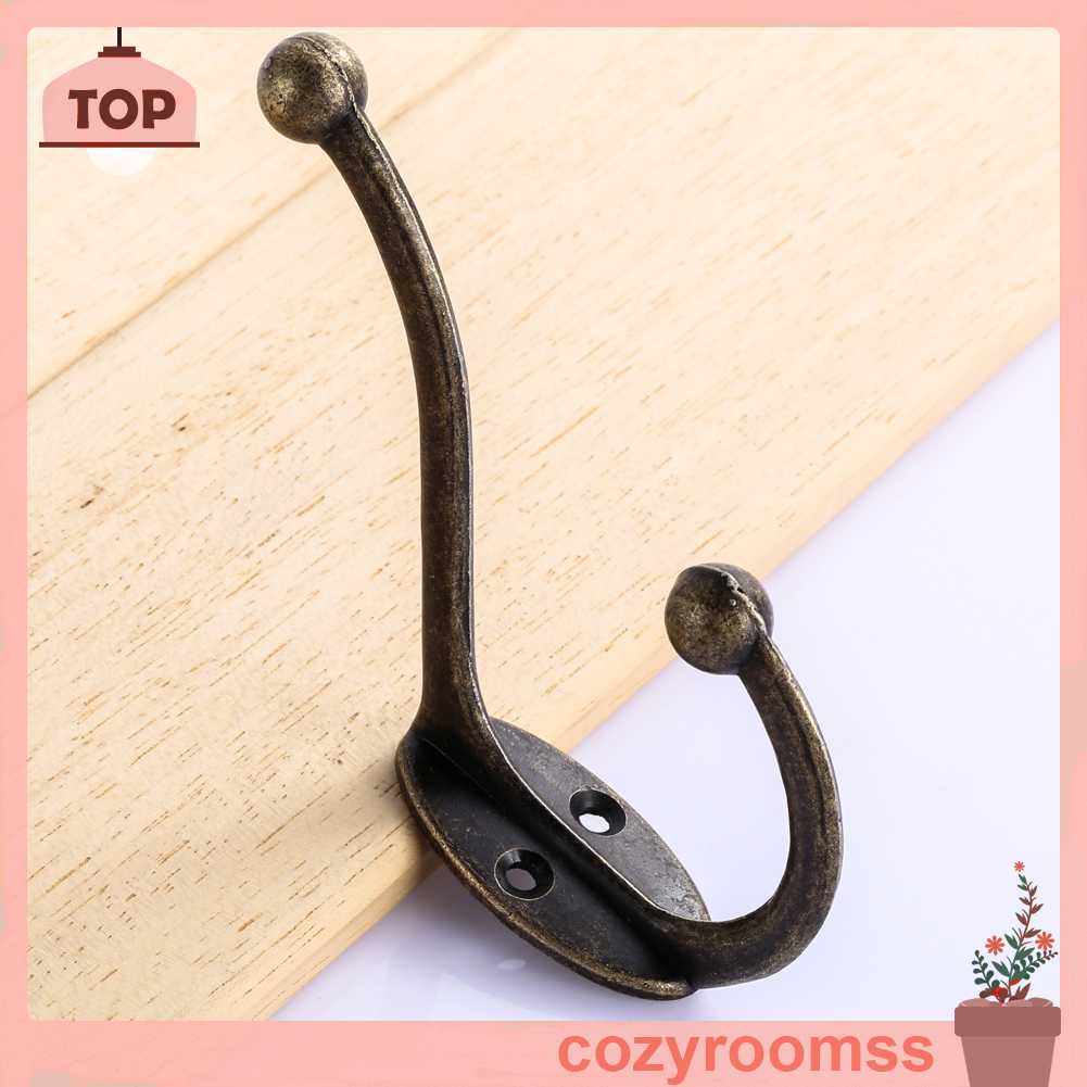 Set 5 Móc Treo Đồ Gắn Tường Bằng Đồng Chống Trượt Chắc Chắn