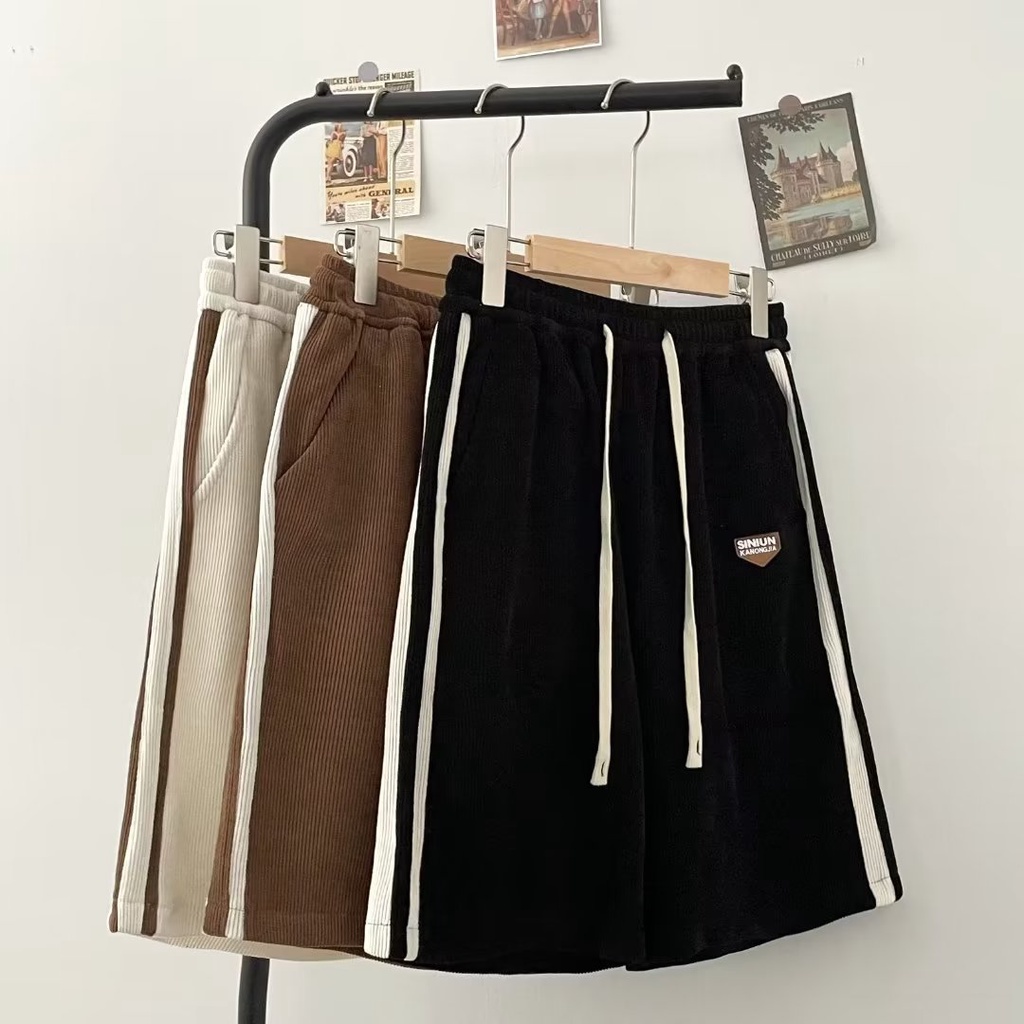 Quần Short Thể Thao Mùa Hè Phong Cách Đường Phố Mới Cao Cấp Cho Nam