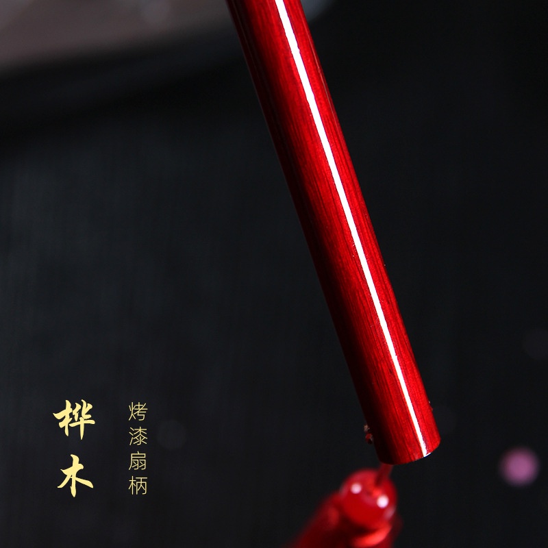 Quạt Cầm Tay Thêu Hoa Phong Cách Trung Hoa Cổ Điển