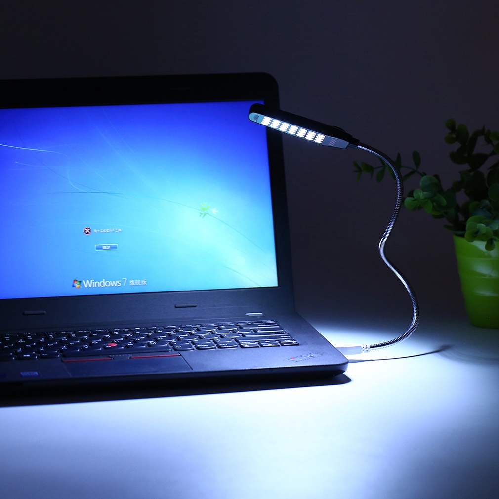 Reading Lamp 28 Leds Flexible Adjustable Usb Night Light Laptop Notebook Computer Desktop Eyesight Protection Lights [Q/3]