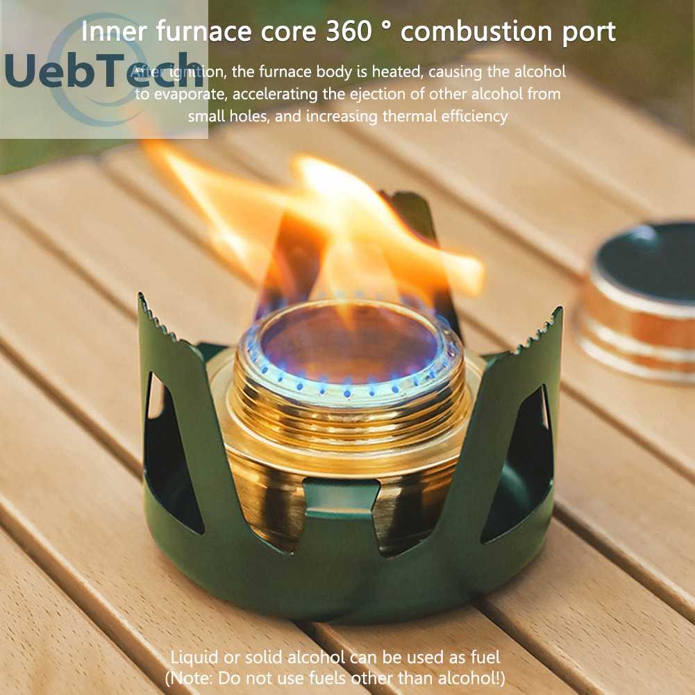 Bộ Bếp Cồn 360 Độ Điều Chỉnh Được Dùng Cho Leo Núi / Cắm Trại