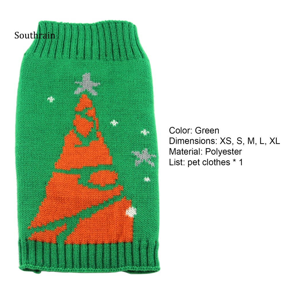 Áo Sweater Dệt Kim Polyester Thân Thiện Với Da Cho Cún Cưng