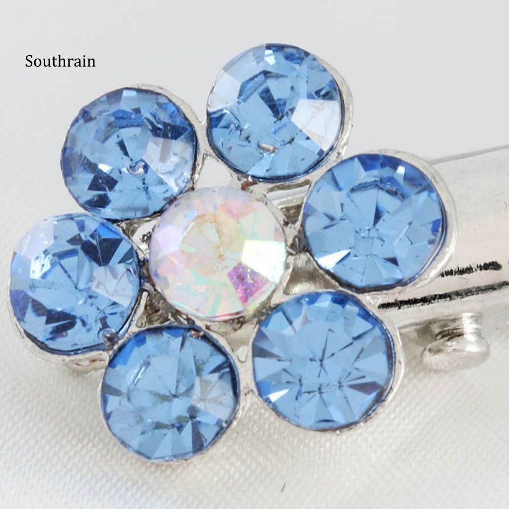 Kẹp Tóc Hình Hoa Mận Đính Đá Lấp Lánh Cho Thú Cưng