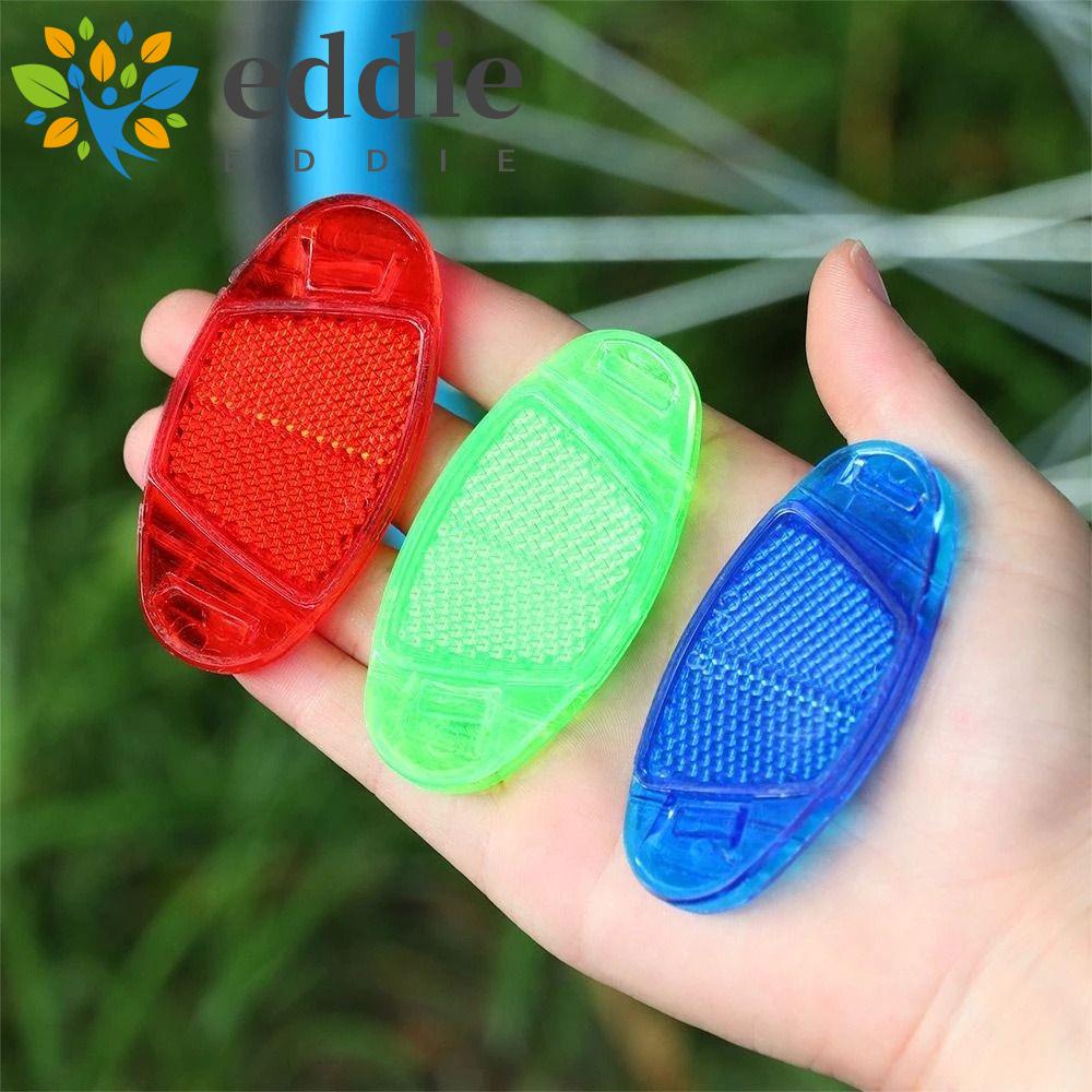 Set 4 Đèn Phản Quang 26EDIE Gắn Căm Xe Đạp Kèm 4 Miếng Phản Quang Ánh Sáng Xanh / Đỏ / Xanh Lá