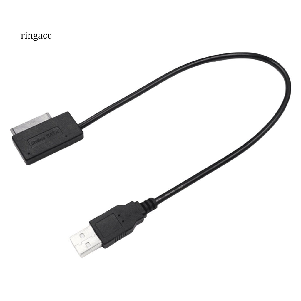 Dây Cáp Chuyển Đổi USB 2.0 Tốc Độ Cao Cho Ổ Đĩa Quang 6p + 7p SATA Notebook