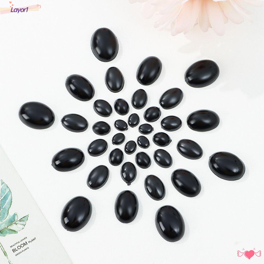 Set 1 20 / 50 Nút Nhựa Gắn Búp Bê Hình Mũi Bầu Dục / Mũi Động Vật