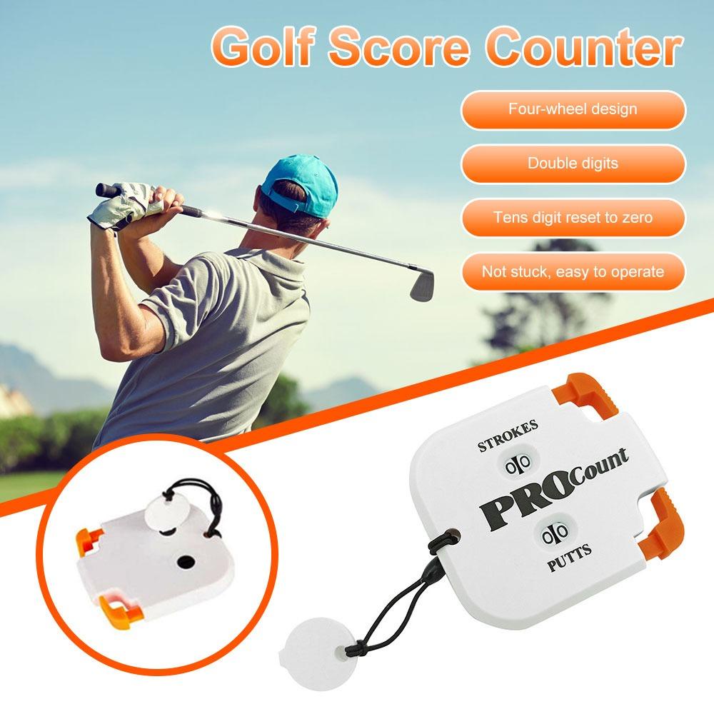 Dụng Cụ Đếm Điểm Chơi Golf Chuyên Nghiệp Với Móc Khóa Hai Chữ Số
