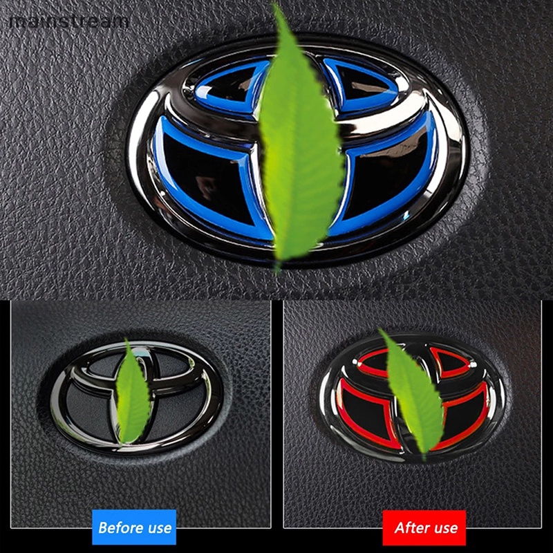 Miếng Dán Logo Trang Trí Vô Lăng Xe Hơi Toyota