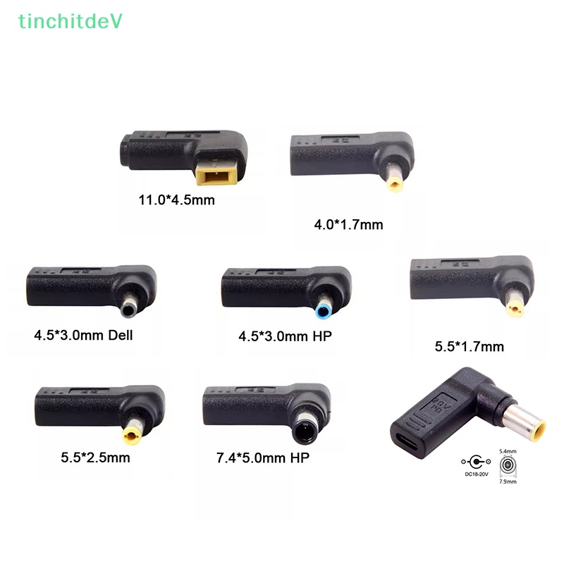 Đầu Chuyển Đổi Nguồn Điện 100W USB Type C Sang Dc Chuyên Dụng Cho Laptop