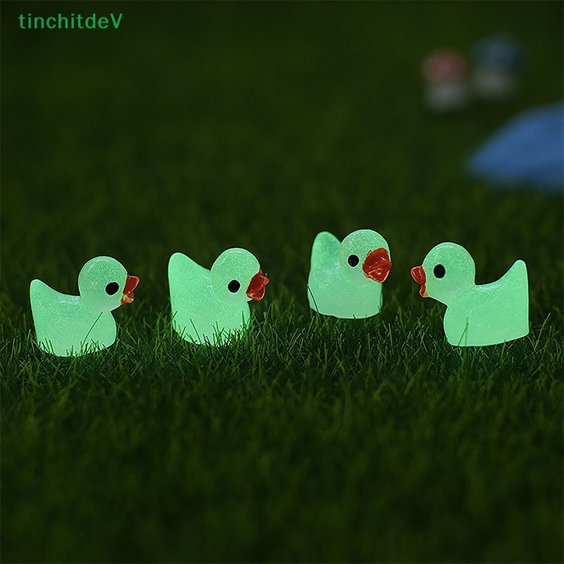 [TinchitdeV] Bộ 5 Chú Vịt Phát Quang Mini Trang Trí Tiểu Cảnh DIY Sáng Tạo