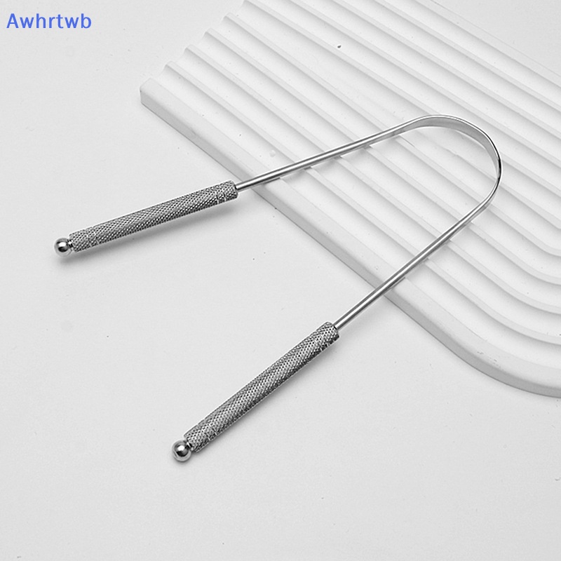 1 Dụng Cụ Nạo Lưỡi Bằng Thép Không Gỉ Làm Sạch Răng Miệng Mới