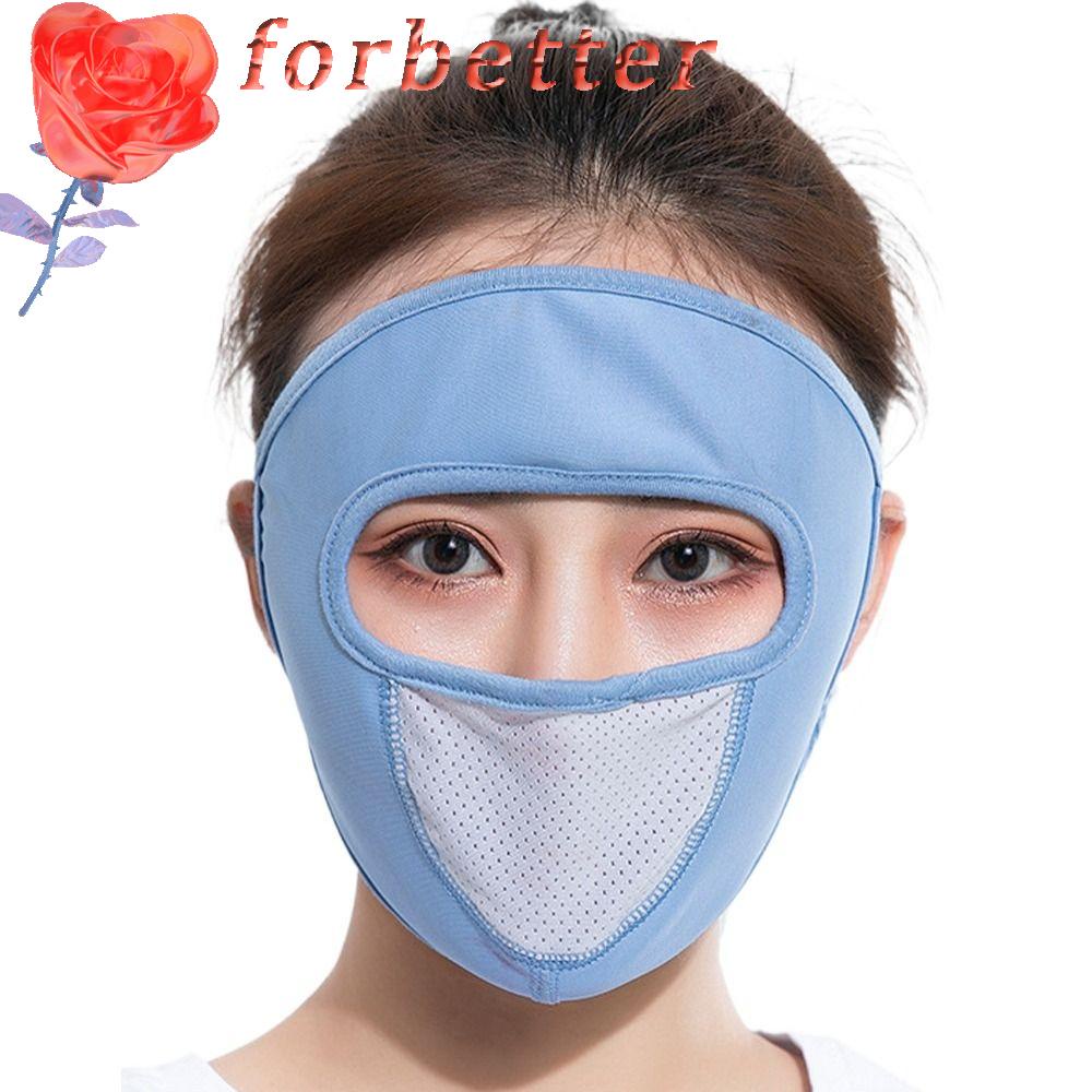 Khẩu Trang Chống Nắng Chống Tia UV Bằng Lụa Lạnh Phối Lưới Màu Sắc Đơn Giản