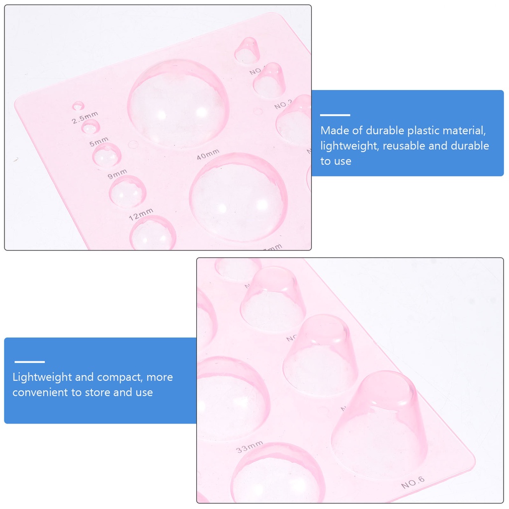 Set 2 Khuôn Nhựa Làm Giấy Quilling Mini