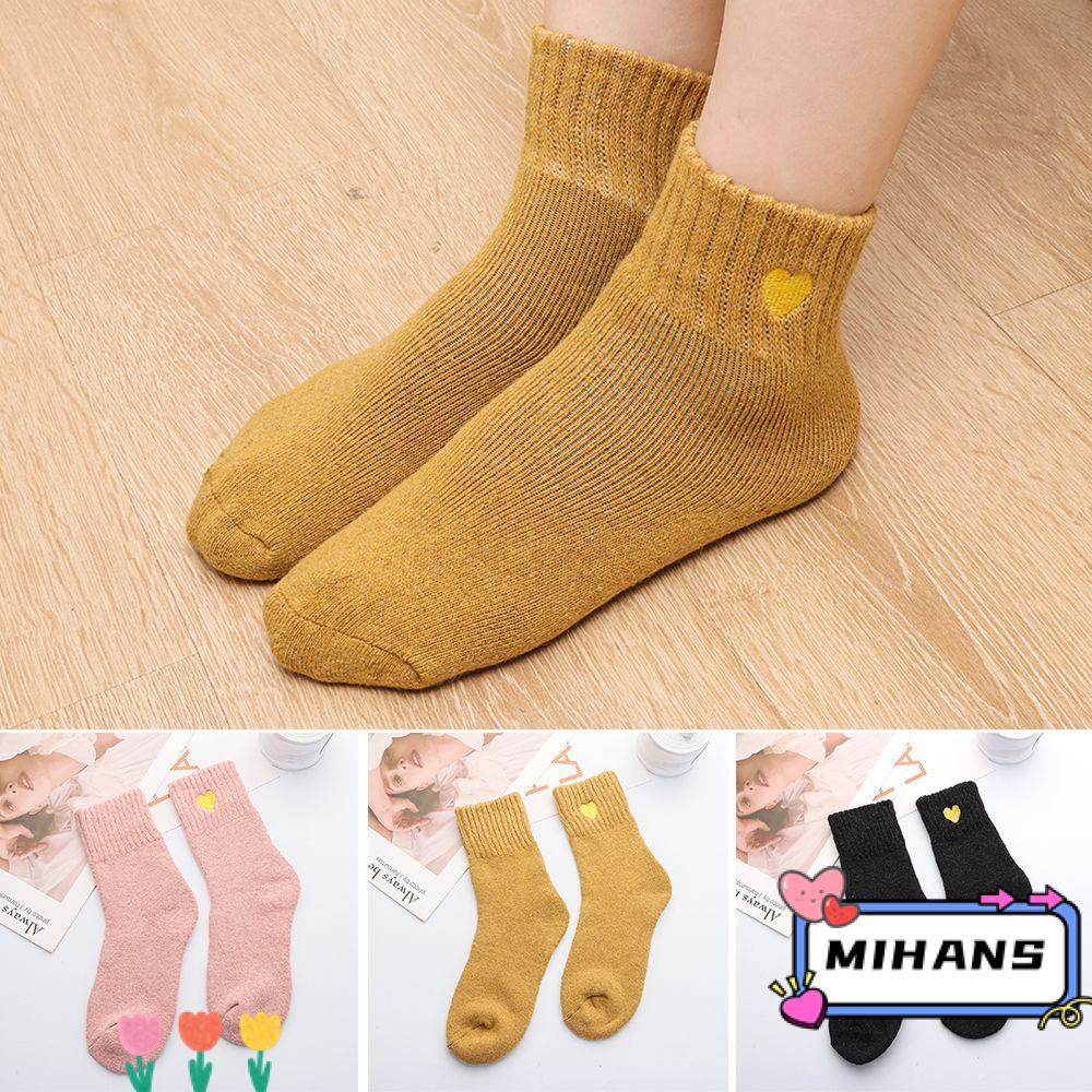 Vớ Cotton Len Dày Giữ Ấm Thời Trang Cho Nữ