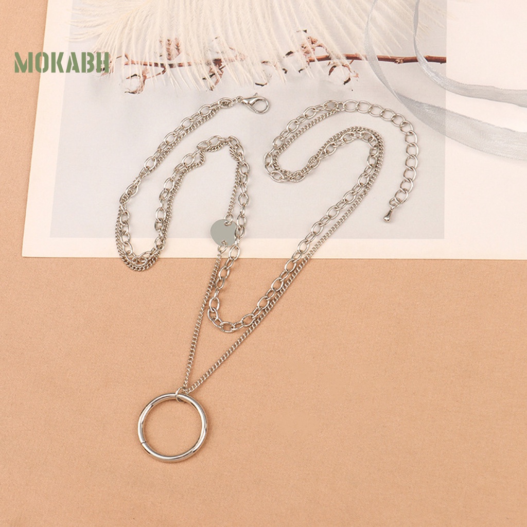 [Mới] Vòng Cổ Choker Nhiều Lớp Mặt Hình Học Có Thể Điều Chỉnh Được