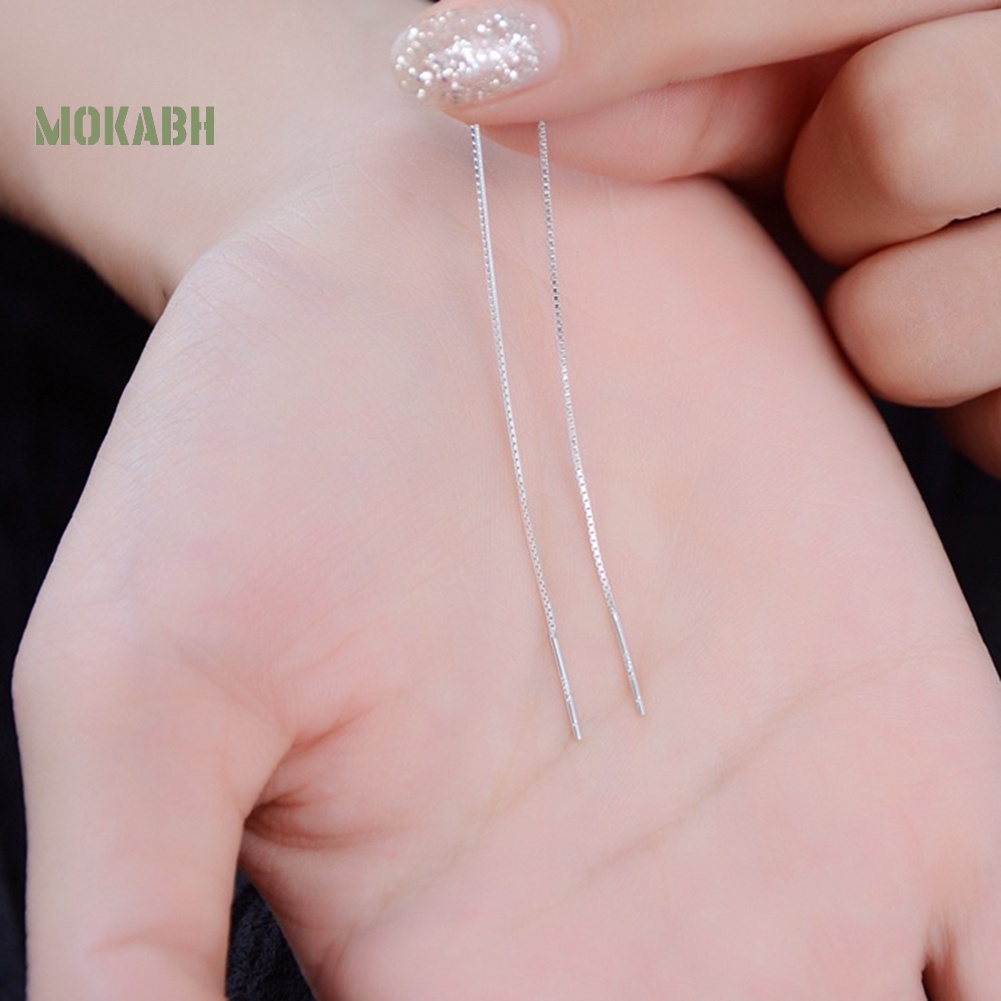 1 Bông Tai Dây Xích Dáng Dài Thời Trang Cho Nữ