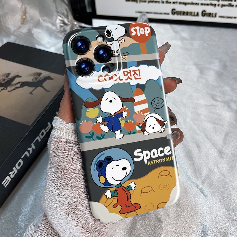 Xs12 Ốp Điện Thoại Cứng In Hình Snoopy Cho iPhone14promax plus11 Film 8 / / / NRPC Xs13Xr